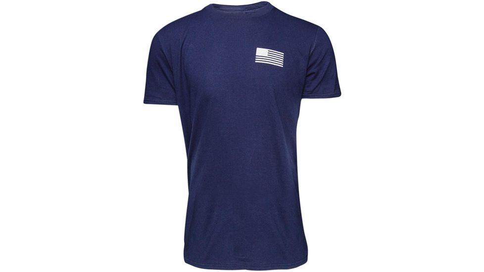 Glock AP95668 Shooting Sports Large Short Sleeve T-Shirt Navy Cotton