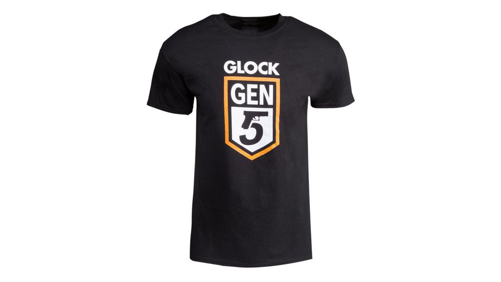 Glock Black Short Sleeve T Shirt Gen5 Med