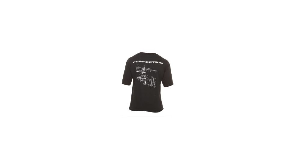 Glock Short Sleeve Breakdown T-Shirt, Black, XL, GLGA10070