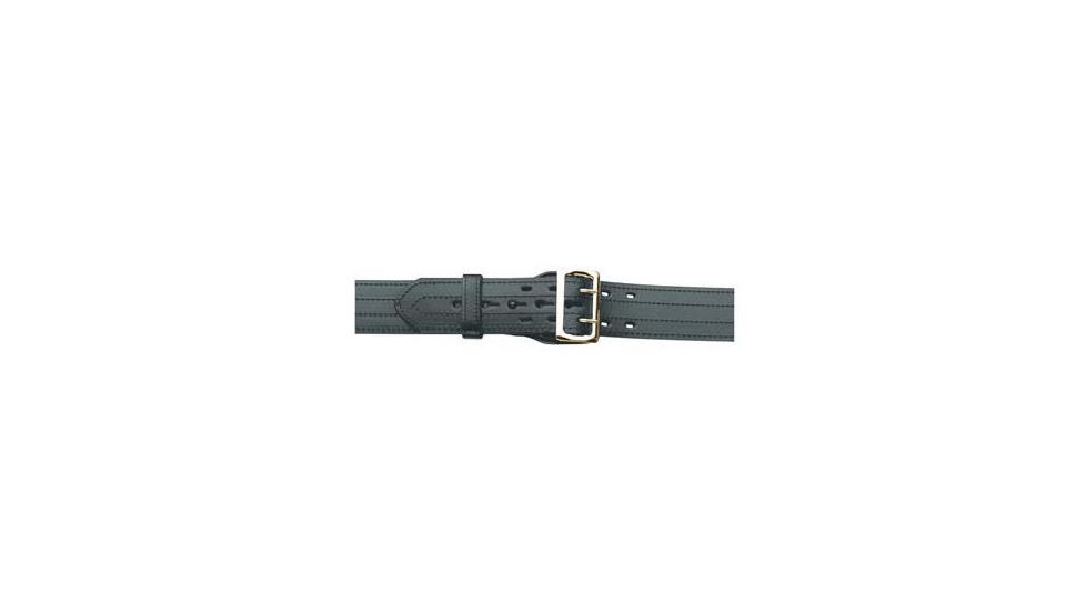 Gould &amp; Goodrich E-Z Fully Lined Slide Duty Belt, 32, Brass, Hi-Gloss, H49-32CLBR