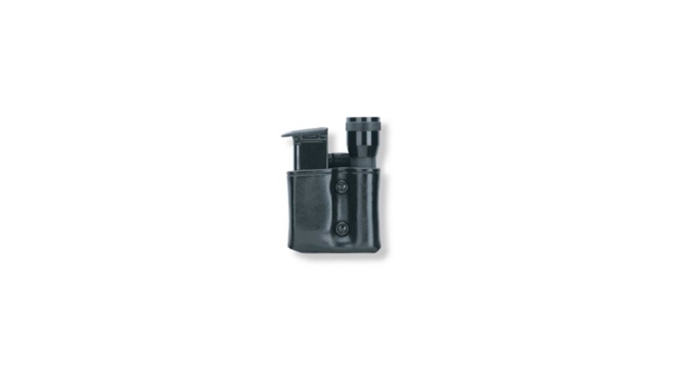 Gould &amp; Goodrich Flashlight/Mag Case Combo, Glock 17/19/20 &amp; Similar, Left Hand, Black, B860-4LH