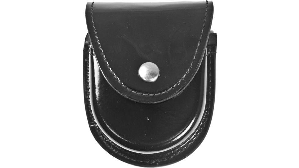 Gould &amp; Goodrich Double Handcuff Case, Nickel Snap, Hi-Gloss, H596CL