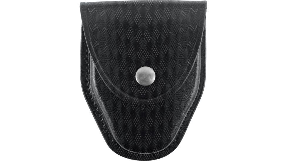Gould &amp; Goodrich S&amp;W Handcuff Case, Basket Standard Snap, Black Weave, B670W