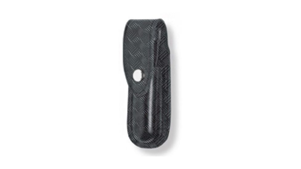 Gould &amp; Goodrich Leather Flashlight Case, Nickel, Streamlight Strion LED, Black Weave, B672-8W