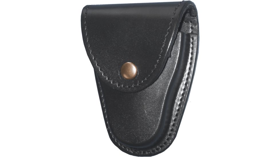 Gould &amp; Goodrich Leather Duty B80 Handcuff Case/Glove Pouch, Brass Hardware, Black, B80BR
