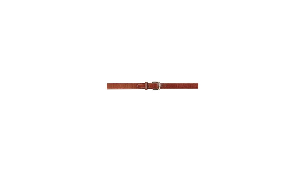 Gould &amp; Goodrich Reinforced 1.25in Shooters Belt w/Brass Buckle, 34in, Chestnut Brown, 190-34BR