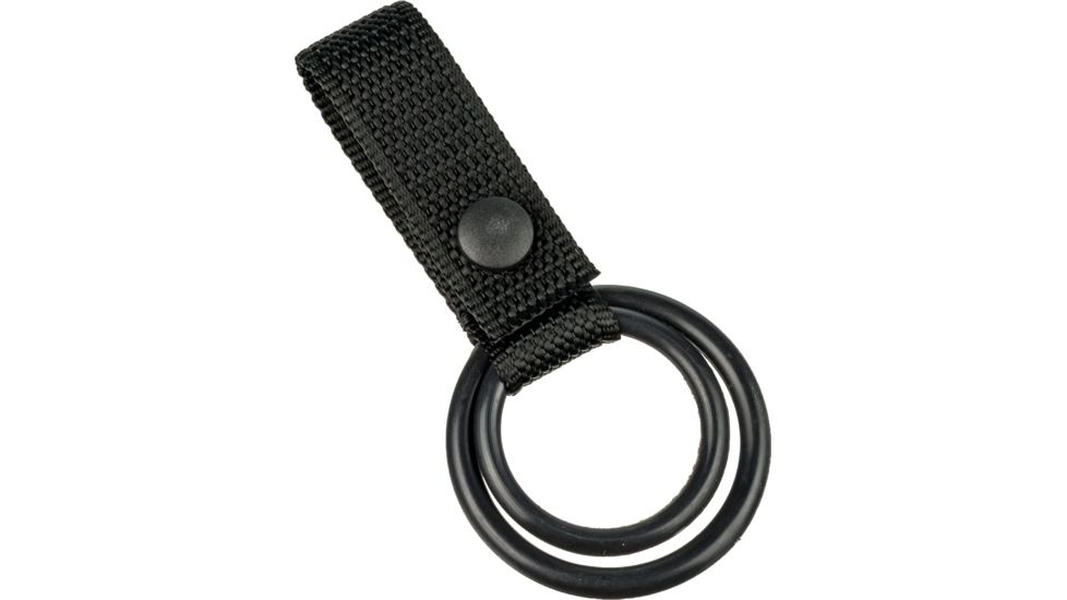 Gould &amp; Goodrich DuraWeb Nylon Double Ring Flashlight Holder, Black, C or D Cell, X615