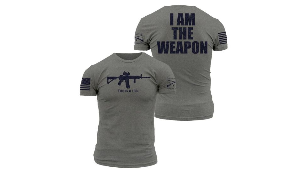 Grunt Style Men's I Am the Weapon Tee Shirt, Large GS1861-L