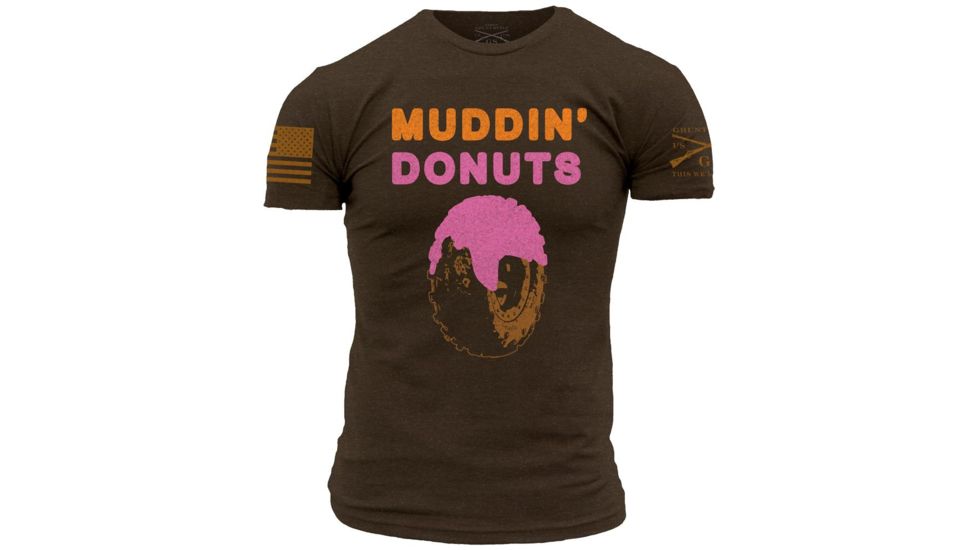 Grunt Style Men's Muddin Donuts Tee Shirt, Large GS2118-L