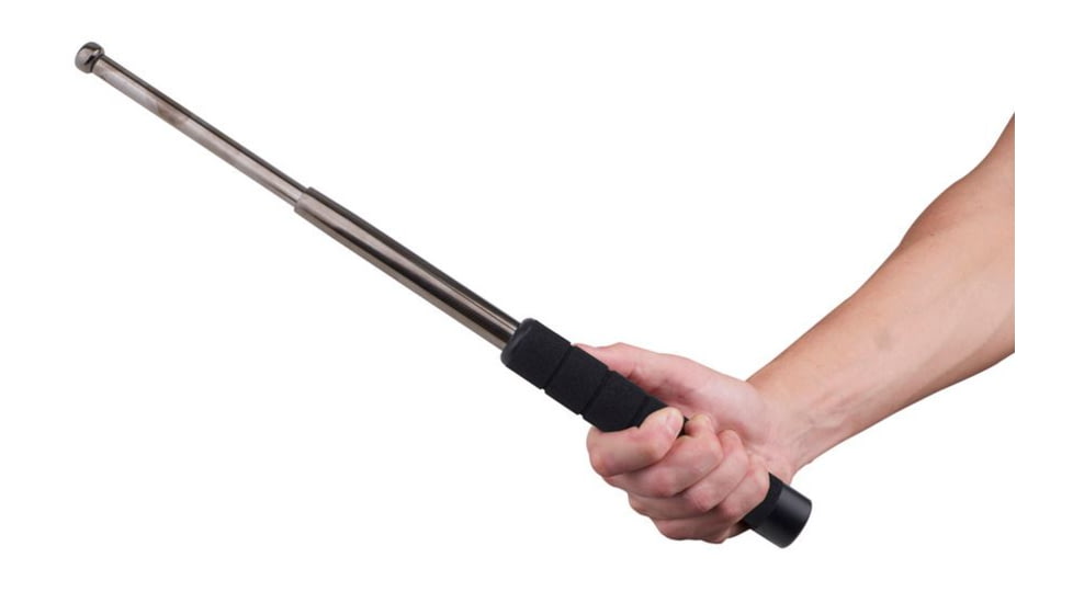 Guard Dog Security X-Series 17in Heavy Duty Metal Baton, Black BT-GDX17BK