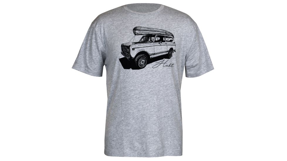 Habit Howser Point Graphic Tee -Men's, Heather Gray/Scout Graphic Black, Extra Large TS1467-S19-S-8-60-XL-8A4