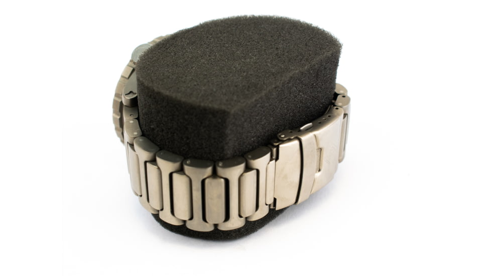 Hazard 4 HeavyWaterDiver BlackTie B Ti Bracelet Yellow GMT, Silver, HWD-TI-B-G-Y-KW-GGYG