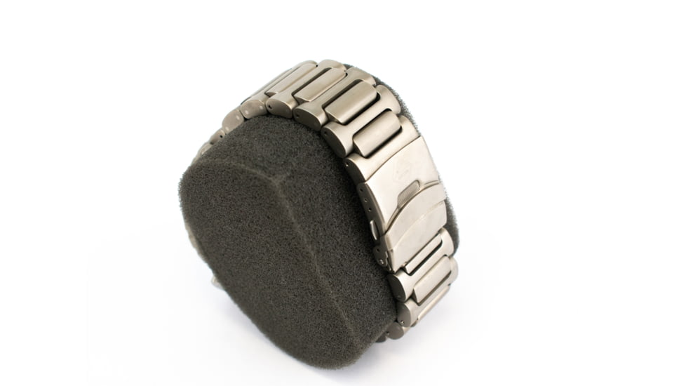 Hazard 4 HeavyWaterDiver BlackTie B Ti Bracelet Yellow GMT, Silver, HWD-TI-B-G-Y-KW-GGYG