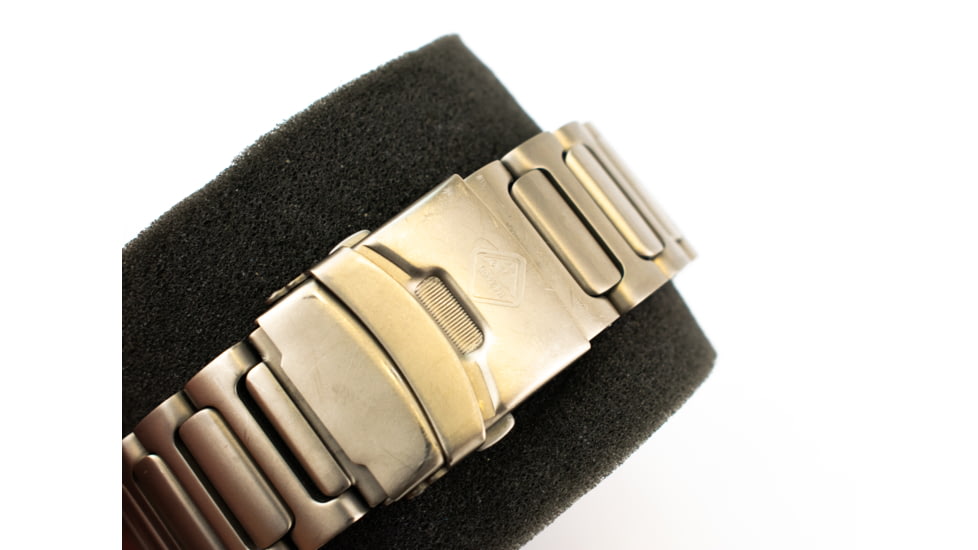 Hazard 4 HeavyWaterDiver BlackTie B Ti Bracelet Yellow GMT, Silver, HWD-TI-B-G-Y-KW-GGYG