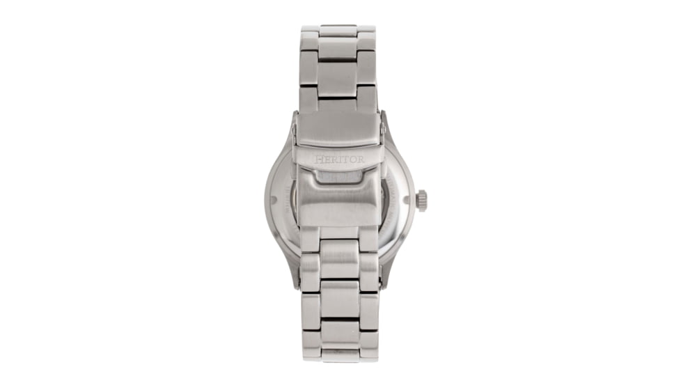 Heritor Automatic Antoine Semi-Skeleton Bracelet Watch, Silver, One Size, HERHR8501
