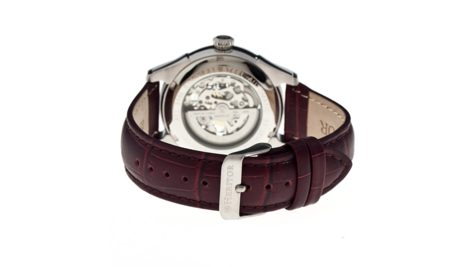 Heritor Automatic Hr1902 Nicollier Mens Watch, Silver HERHR1902