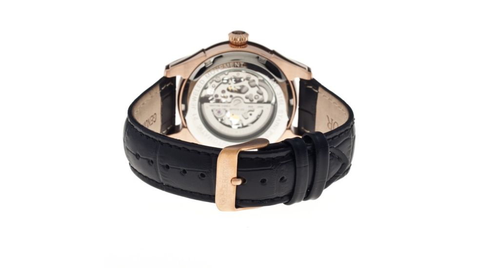 Heritor Automatic Hr1905 Nicollier Mens Watch, Silver HERHR1905