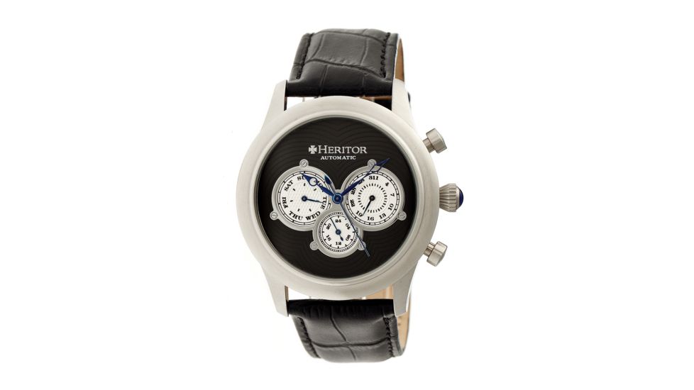 Heritor Earnhardt Collection Mens Watch, Black Dial, Black HERHR3102