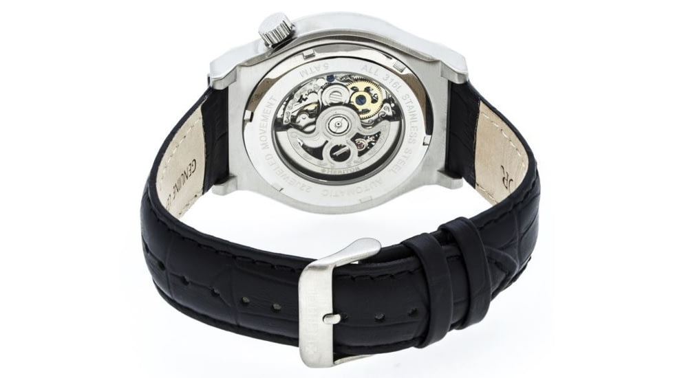 Heritor Hr3803 Gemini Mens Watch, Black HERHR3803