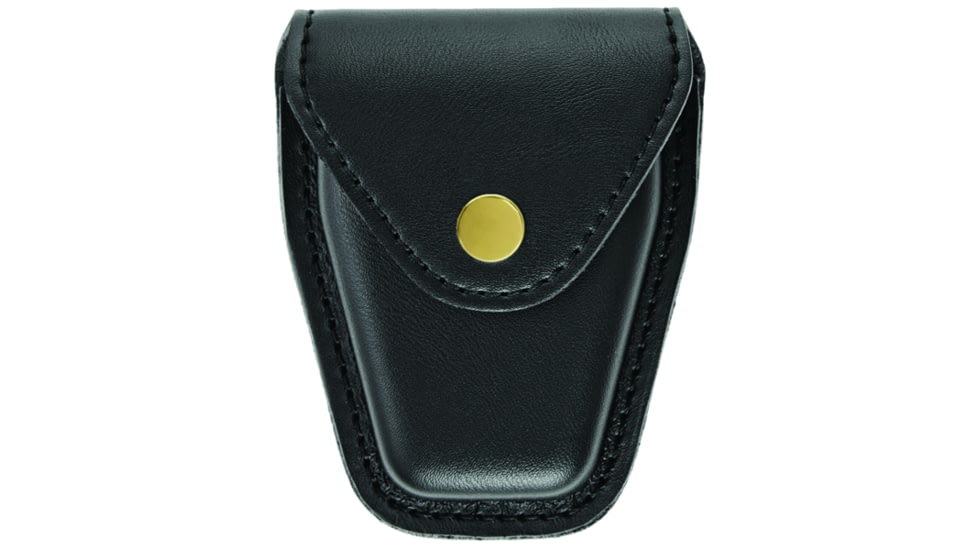 HERO'S PRIDE AirTek Chain Handcuff Case, Plain, Brass Hardware, Black, 1450PA