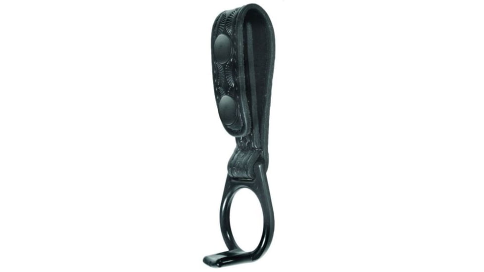 Hero's Pride Baton w/ Side Handle Holder, Metal, AirTek, BW, Black Snaps 1495MWB