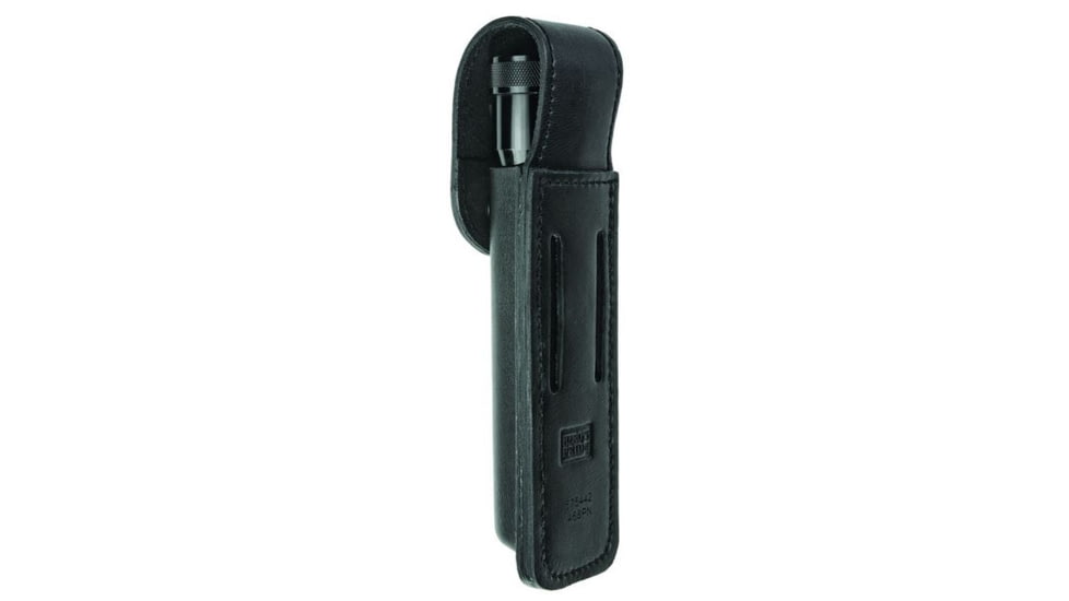 Hero's Pride Flashlight Case, Large, AirTek, Smooth, Silver Snap, Large 1468PN