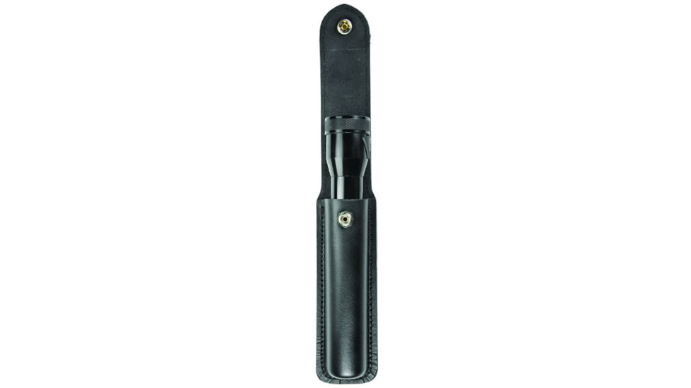 Hero's Pride Flashlight Case, Large, AirTek, Smooth, Silver Snap, Large 1468PN