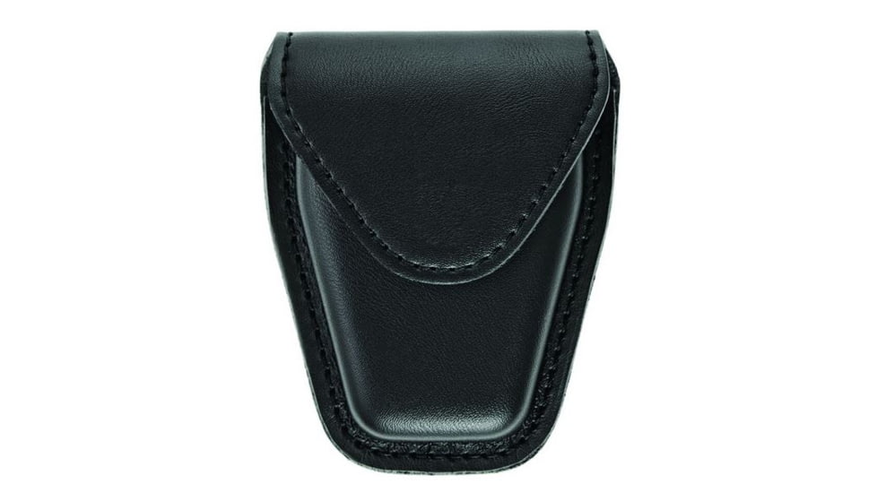 Hero's Pride Handcuff Case, Single, Small/Chain, AirTek, Smooth, Hidden Snap, Black, Small 1450PC