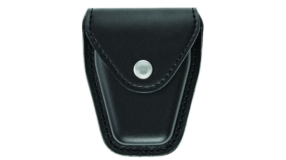 Hero's Pride Handcuff Case, Single, Small/Chain, AirTek, Smooth, Silver Snap, Small 1450PN