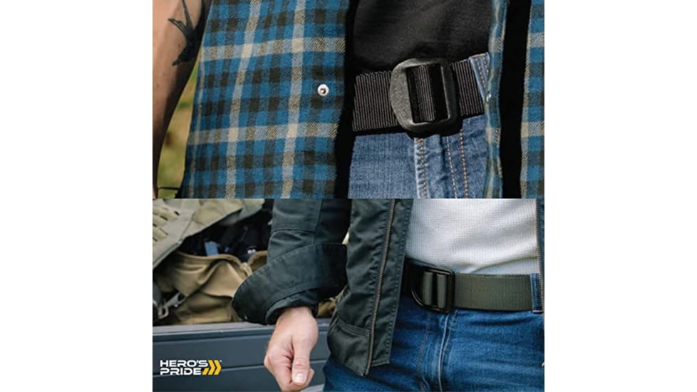 HEROS PRIDE Tactical Edc Belt - 1.5 - 1340X-9-L-38