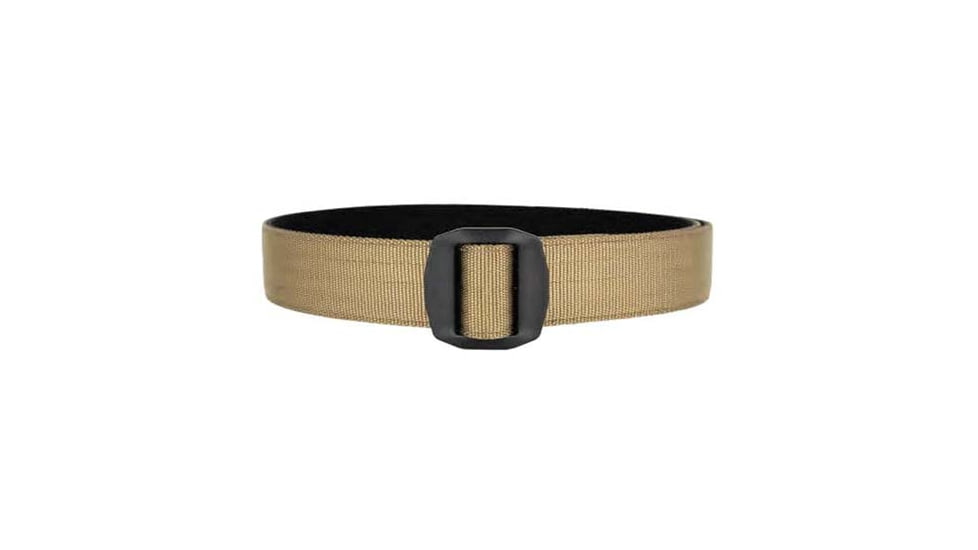 HERO'S PRIDE Tactical Edc Reversible Belt W/ Black Buckle - Stitching Defect, Coyote/Black, Extra Large, 1343X-5-XL-42-B