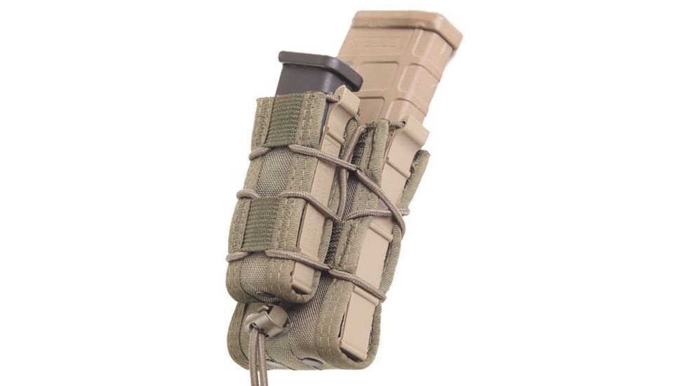 High Speed Gear HSGI Belt Mounted Double Decker Taco, Olive Drab, 13DD00OD