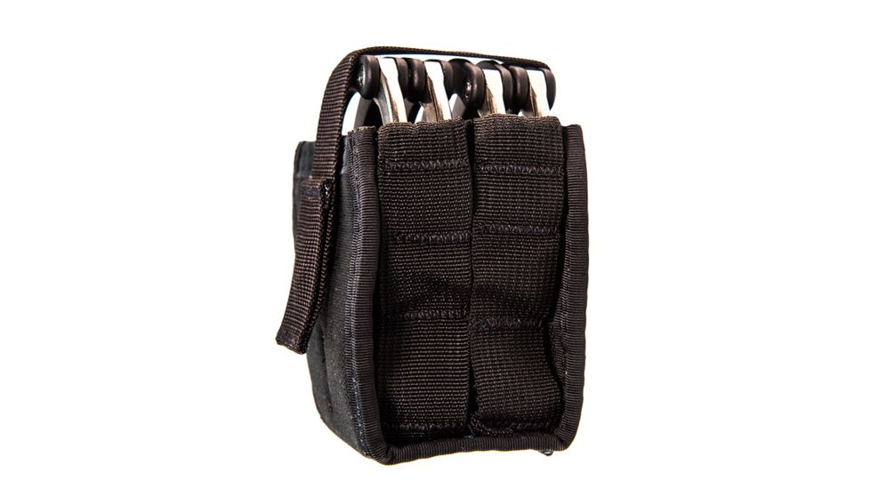 High Speed Gear HSGI Duty Double Handcuff TACO U-Mount Pouch, Black, 41D002BK