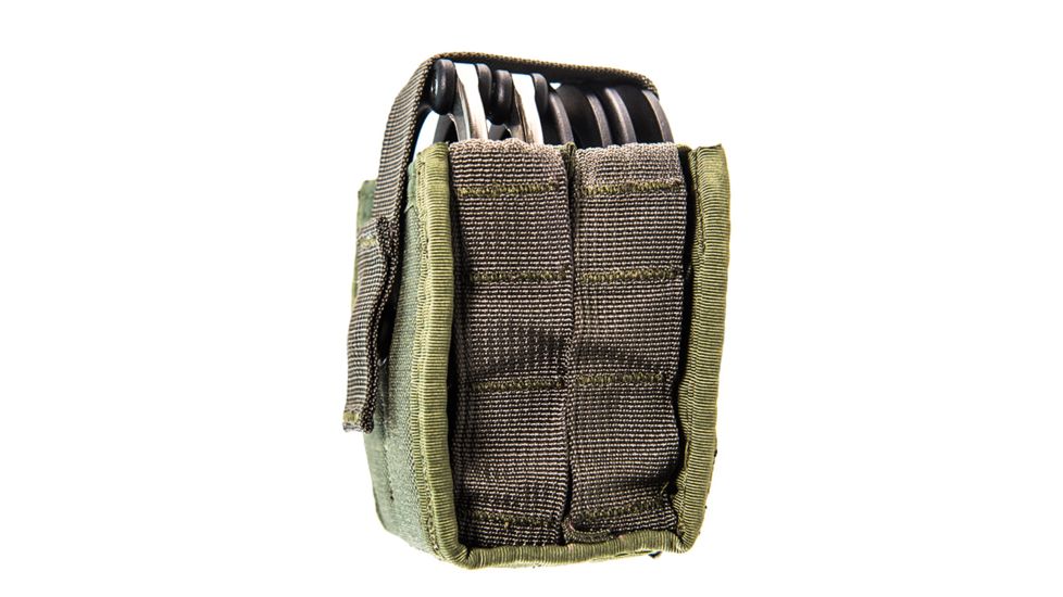 High Speed Gear HSGI Duty Double Handcuff TACO U-Mount Pouch, Olive Drab, 41D002OD