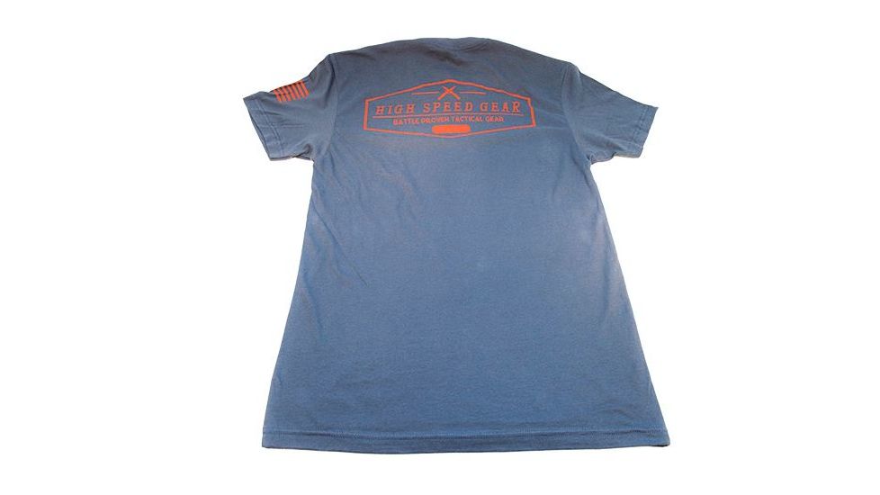 High Speed Gear HSGI HSG Short Sleve T-Shirt 2015, Faded Navy, Small 90SH00LE