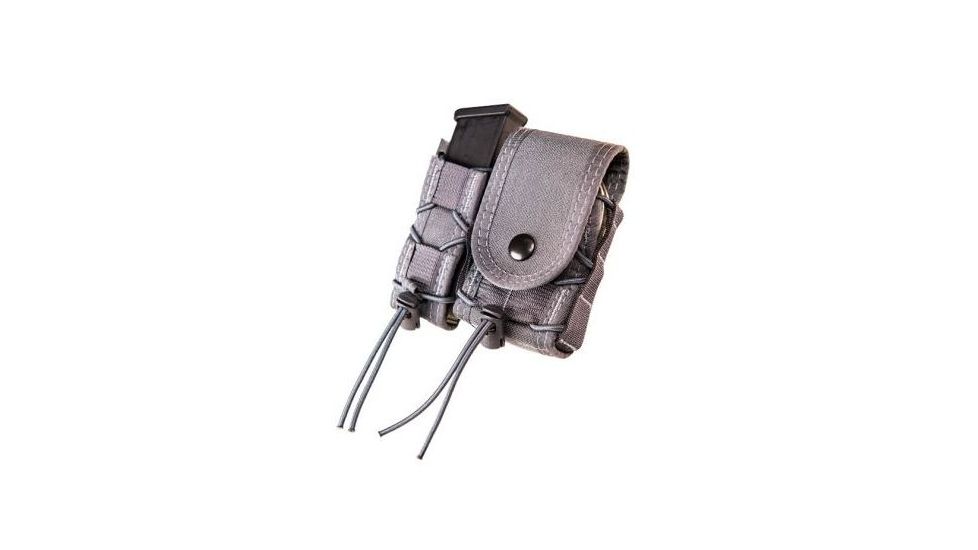 High Speed Gear HSGI LEO Platform Covered Adaptable Belt Mount Pouch, Wolf Gray, 10PC10WG