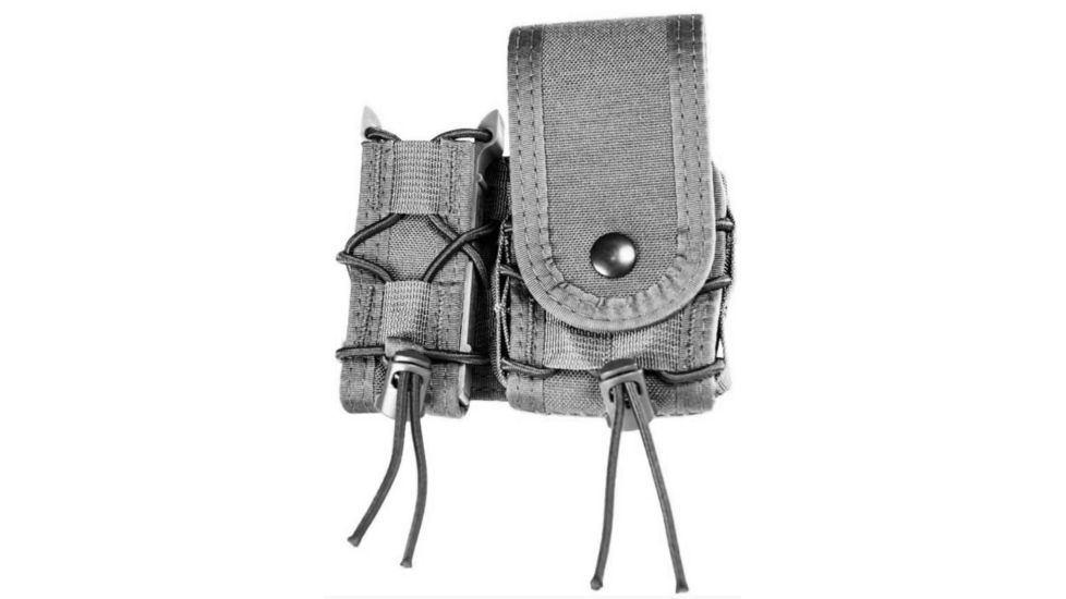 High Speed Gear Leo Taco MOLLE Covered Pouch, Wolf Gray, 18PC00WG