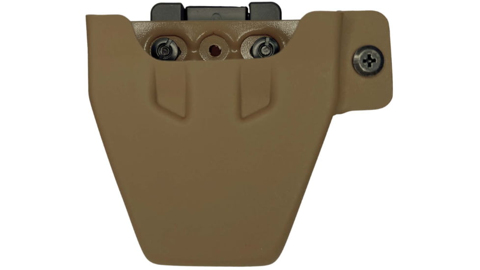 High Speed Gear S&amp;W Chained Handcuff Pouch, Universal HSG Clips, Coyote Brown, 42DCSCCB