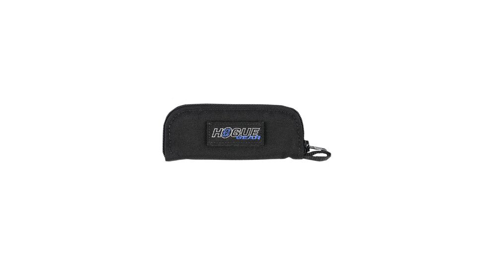 Hogue Knife Pouch, Folding Knife, Black, 5in., Zipper, Medium 183126
