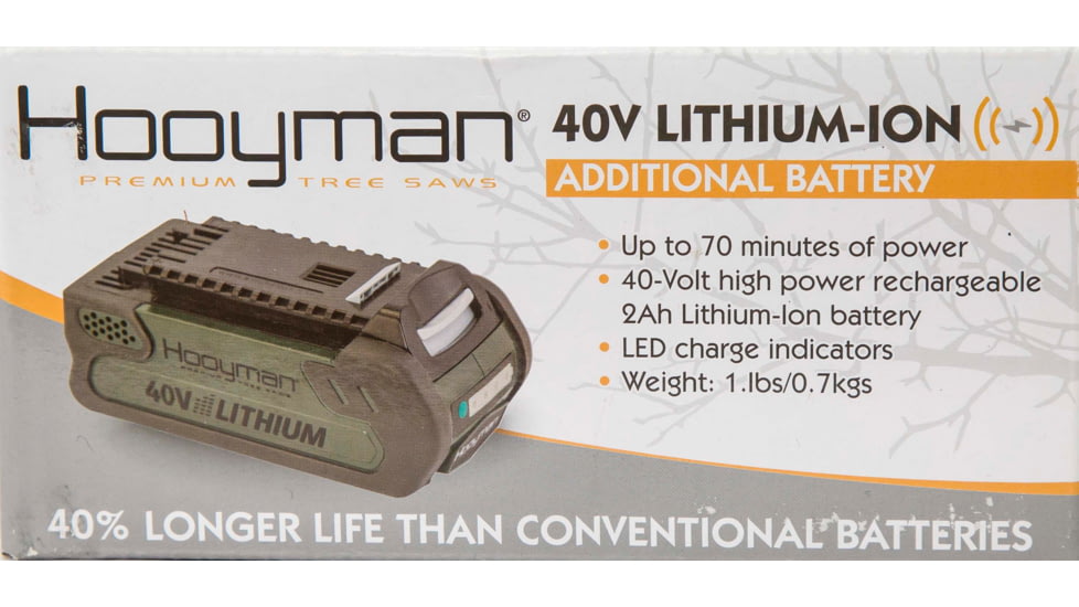 Hooyman Saws Spare 40 Volt Lithium Battery,2 ah 655237