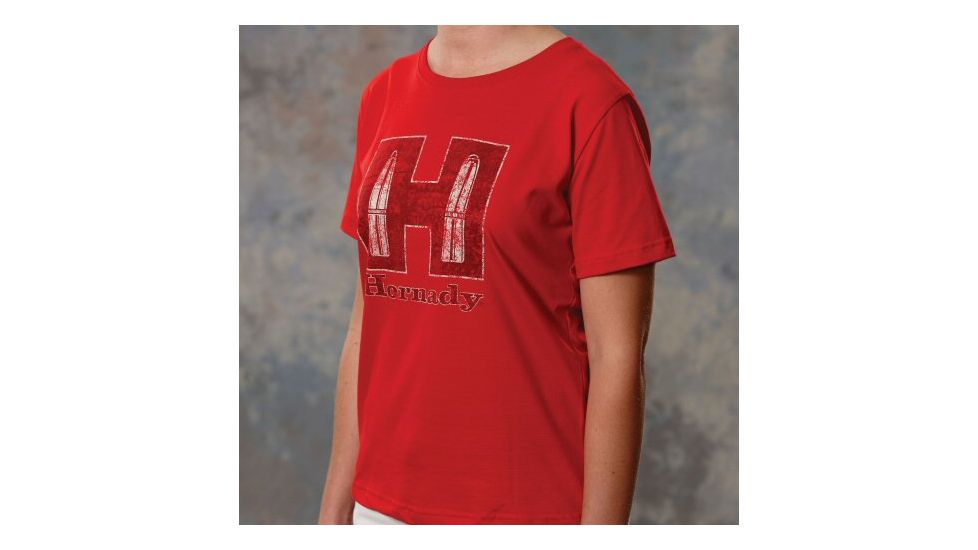 Hornady Womens T-Shirt, Red, Small 9977S