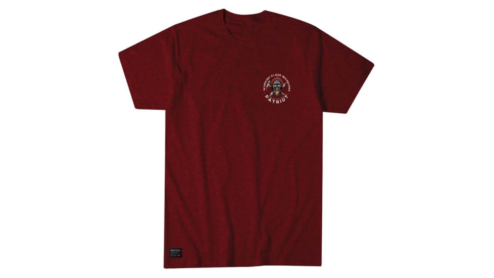 HOWITZER Blue Collar Warriors S/S Tee - Mens, Crimson Black Heather, Medium, CV7106-CBHE-M