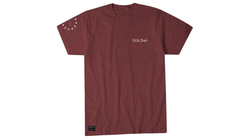 HOWITZER Cannon Flag S/S Tee - Mens, Burgundy Heather, Small, CV7040-BUHE-S