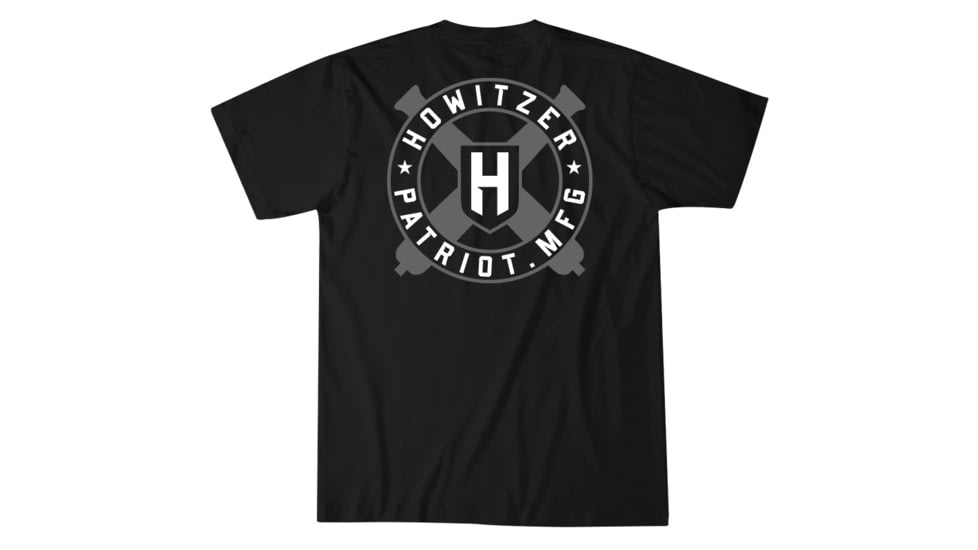 HOWITZER Howitzer Logo S/S Tee - Mens, Black, Extra Large, CV7073-BK-XL