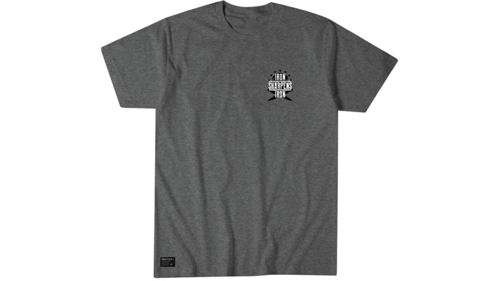 HOWITZER Iron Sharpens Iron S/S Tee - Mens, Graphite Heather, 3XL, CV7094-GRHE-3X