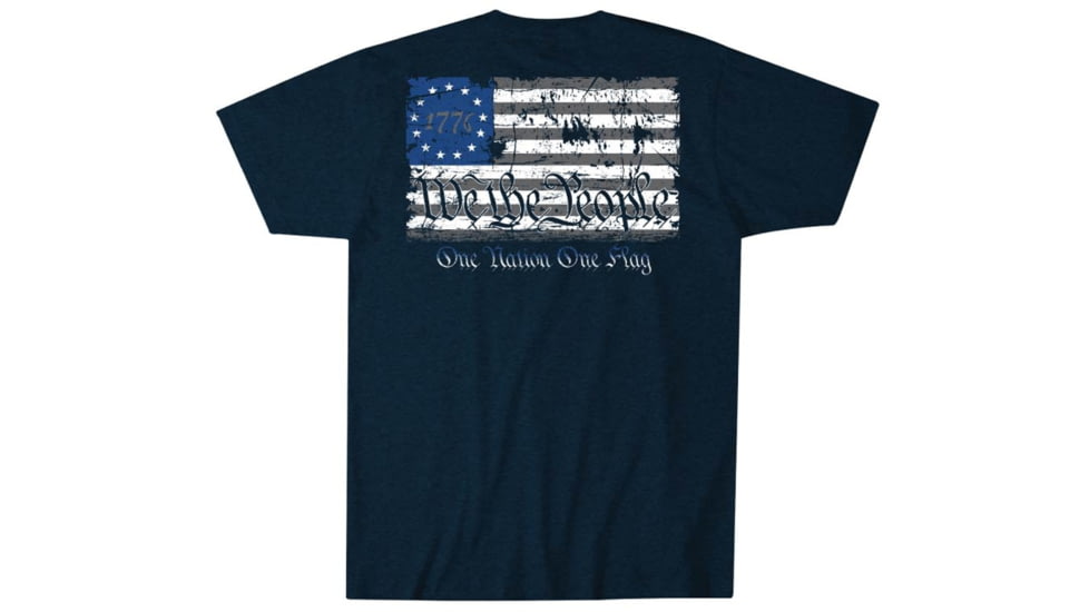 HOWITZER Nation S/S Tee - Mens, Denim/Black Heather, 3XL, CV7092-DBHE-3X