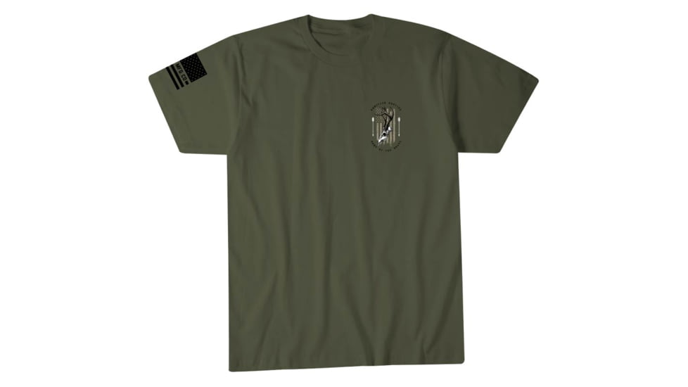HOWITZER Patriot Hunt S/S Tee - Mens, Surplus Green, Large, CV7122-SURG-L