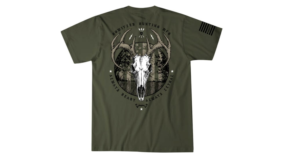HOWITZER Patriot Hunt S/S Tee - Mens, Surplus Green, Large, CV7122-SURG-L