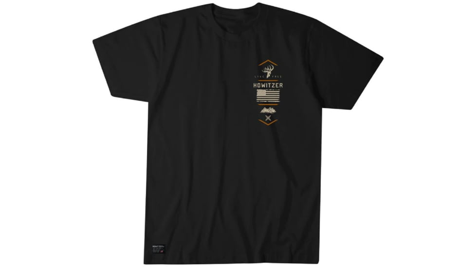 HOWITZER Wilderness S/S Tee - Youth, Black, Extra Large, CVY7081-BK-XL