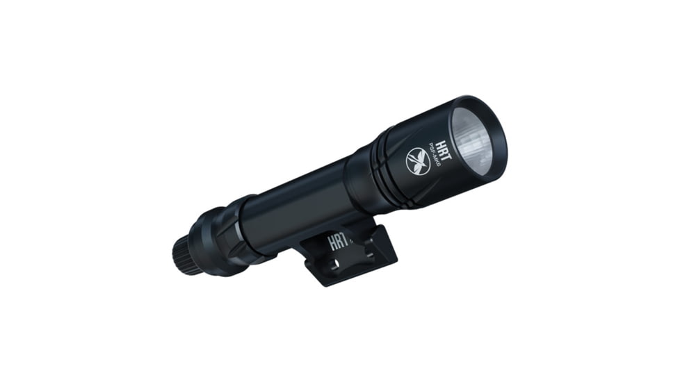 HRT Tactical Gear AWLS LED Weapon Light, 18650, White, 1700 Lumens, Black, HRT-AWLS65-12-AA